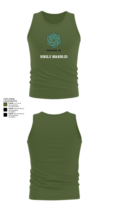 Single Boards.co 15262611 Tank Top - 26