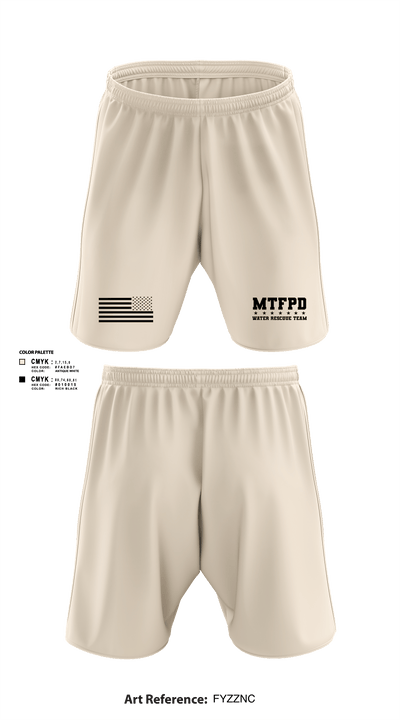 MTFPD Water Rescue Teams 62483869 Athletic Shorts With Pockets - 1