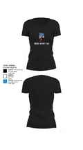 CNSG WEST PAC 72137454 Women's Short Sleeve V-neck Shirt - 23
