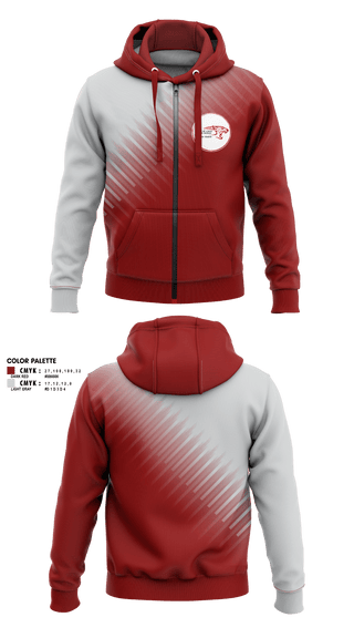 Zip Hoodie, PSLHS Color Guard, , Teamtime, Team time, sublimation, custom sports apparel, team uniforms, spirit wear, spiritwear, sports uniforms, custom shirts, team store, custom team store, fundraiser sports, apparel fundraiser