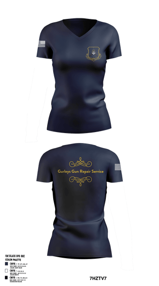 Women's Short Sleeve Vneck Shirt, Gurley's Gun Repair Service LLCGurley's Gun Repair Service LLC, , Teamtime, Team time, sublimation, custom sports apparel, team uniforms, spirit wear, spiritwear, sports uniforms, custom shirts, team store, custom team store, fundraiser sports, apparel fundraiser