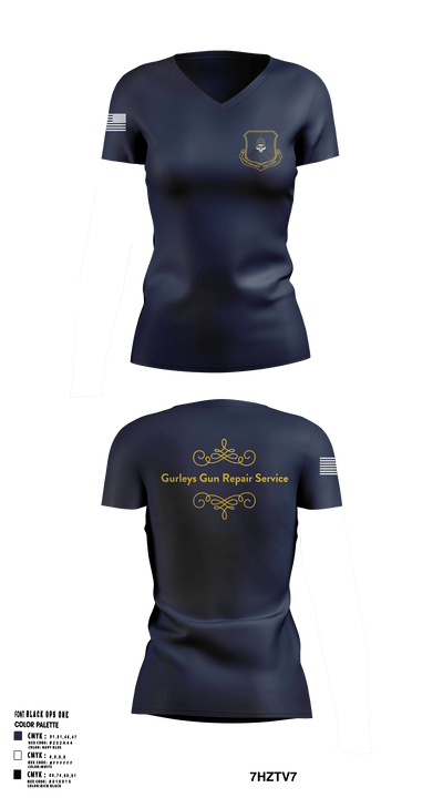 Gurley's Gun Repair Service LLCGurley's Gun Repair Service LLC 86896229 Women's Short Sleeve V-neck Shirt - 1