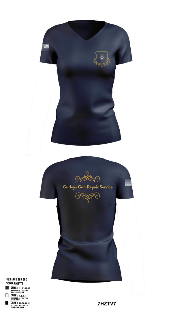 Women's Short Sleeve Vneck Shirt, Gurley's Gun Repair Service LLCGurley's Gun Repair Service LLC, , Teamtime, Team time, sublimation, custom sports apparel, team uniforms, spirit wear, spiritwear, sports uniforms, custom shirts, team store, custom team store, fundraiser sports, apparel fundraiser