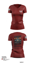 Fort Bliss DENTAC 45605501 Women's Short Sleeve V-neck Shirt - 3