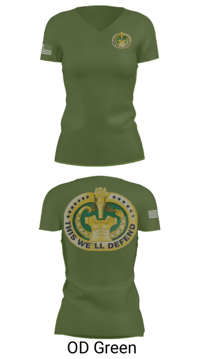 DS Davis 5549191 Women's Short Sleeve V-neck Shirt - 48