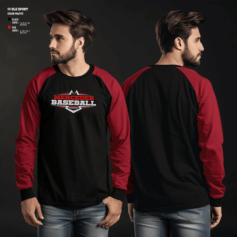 Long Sleeve Performance Shirt, Mercedes Baseball Academy, Baseball, Teamtime, Team time, sublimation, custom sports apparel, team uniforms, spirit wear, spiritwear, sports uniforms, custom shirts, team store, custom team store, fundraiser sports, apparel fundraiser