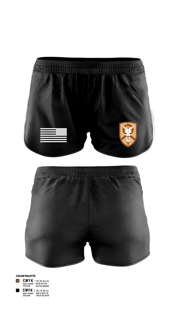 Women's Shorts, 1st Platoon, 423 TC1st Platoon, 423 TC, , Teamtime, Team time, sublimation, custom sports apparel, team uniforms, spirit wear, spiritwear, sports uniforms, custom shirts, team store, custom team store, fundraiser sports, apparel fundraiser