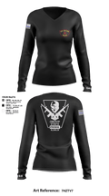 Erie police department 42261710 Women's Long Sleeve V-neck Shirt - 7