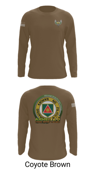 Long Sleeve Performance Shirt, 51st Combat Engineers, Army, Teamtime, Team time, sublimation, custom sports apparel, team uniforms, spirit wear, spiritwear, sports uniforms, custom shirts, team store, custom team store, fundraiser sports, apparel fundraiser
