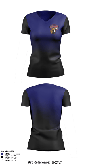 Women's Short Sleeve Vneck Shirt, Leopards, Track & Field, Teamtime, Team time, sublimation, custom sports apparel, team uniforms, spirit wear, spiritwear, sports uniforms, custom shirts, team store, custom team store, fundraiser sports, apparel fundraiser