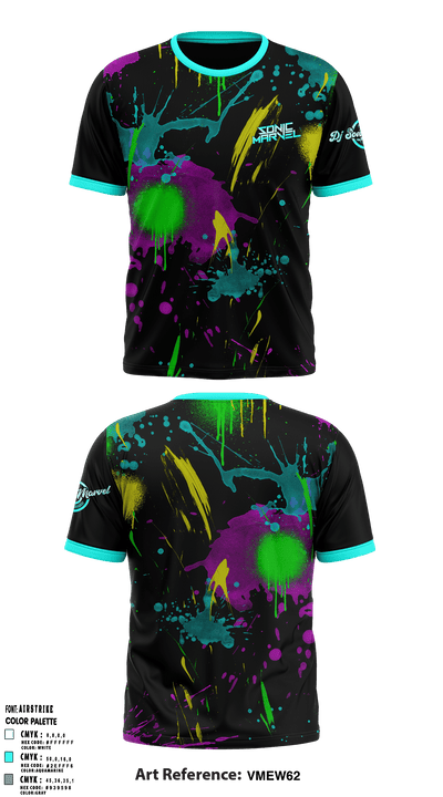 DJ Sonic Marvel 49392469 Old School Cotton Feel Shirt - 5