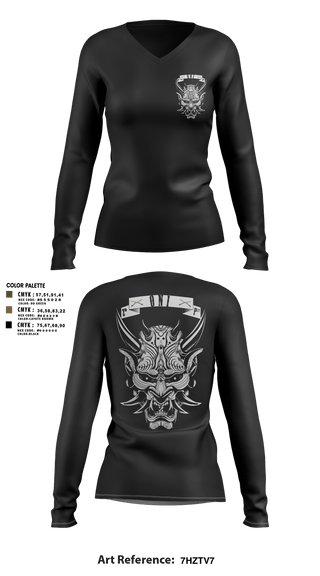 Women's Long Sleeve Vneck Shirt, 2ND PLATOON ONI, Army, Teamtime, Team time, sublimation, custom sports apparel, team uniforms, spirit wear, spiritwear, sports uniforms, custom shirts, team store, custom team store, fundraiser sports, apparel fundraiser