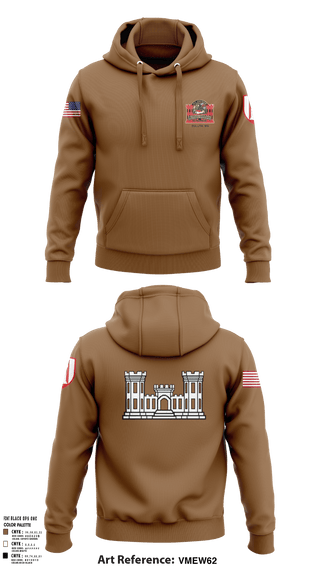 Hoodie, 612 Engineer Detachment, , Teamtime, Team time, sublimation, custom sports apparel, team uniforms, spirit wear, spiritwear, sports uniforms, custom shirts, team store, custom team store, fundraiser sports, apparel fundraiser