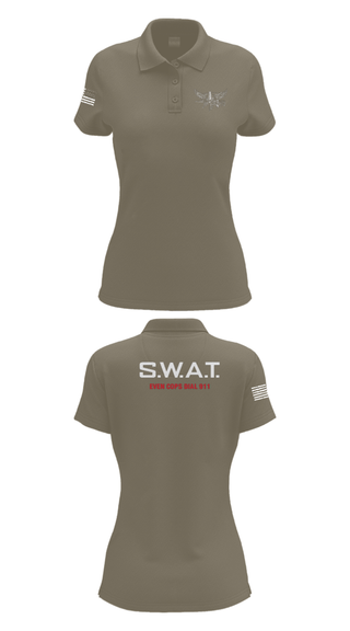 Women's Short Sleeve Performance Polo, MONTVILLE SERT, Police, Teamtime, Team time, sublimation, custom sports apparel, team uniforms, spirit wear, spiritwear, sports uniforms, custom shirts, team store, custom team store, fundraiser sports, apparel fundraiser