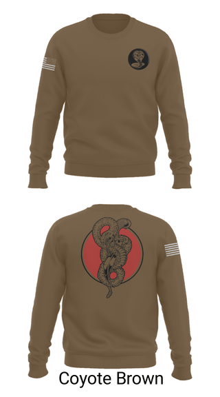 Crew Neck Sweatshirt, Red WarriorsCobras, Army, Teamtime, Team time, sublimation, custom sports apparel, team uniforms, spirit wear, spiritwear, sports uniforms, custom shirts, team store, custom team store, fundraiser sports, apparel fundraiser