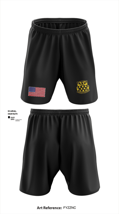 307th Airborne Engineers Battalion 33319086 Athletic Shorts With Pockets - 1