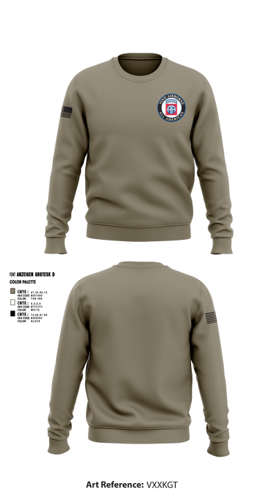 82nd Airborne Division 11524077 Crew Neck Sweatshirt - 2