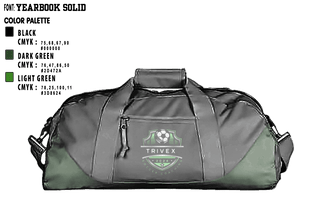 Duffle Bag, Trivex, Men's Soccer, Teamtime, Team time, sublimation, custom sports apparel, team uniforms, spirit wear, spiritwear, sports uniforms, custom shirts, team store, custom team store, fundraiser sports, apparel fundraiser