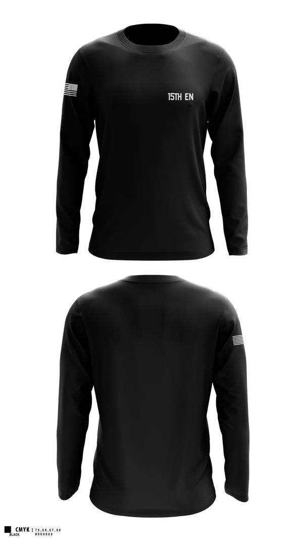 Long Sleeve Performance Shirt, 15th EN, Army, Teamtime, Team time, sublimation, custom sports apparel, team uniforms, spirit wear, spiritwear, sports uniforms, custom shirts, team store, custom team store, fundraiser sports, apparel fundraiser
