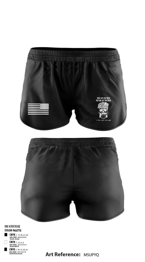 Ranger Panties, 1st Plt, A Co, 2-325 AIR, , Teamtime, Team time, sublimation, custom sports apparel, team uniforms, spirit wear, spiritwear, sports uniforms, custom shirts, team store, custom team store, fundraiser sports, apparel fundraiser