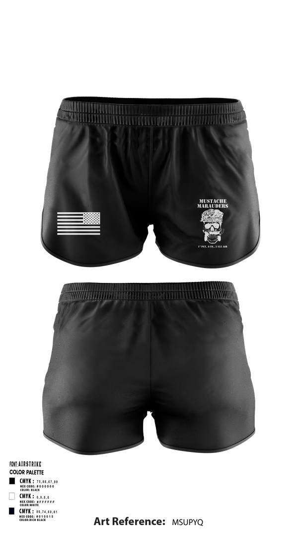 Ranger Panties, 1st Plt, A Co, 2-325 AIR, , Teamtime, Team time, sublimation, custom sports apparel, team uniforms, spirit wear, spiritwear, sports uniforms, custom shirts, team store, custom team store, fundraiser sports, apparel fundraiser