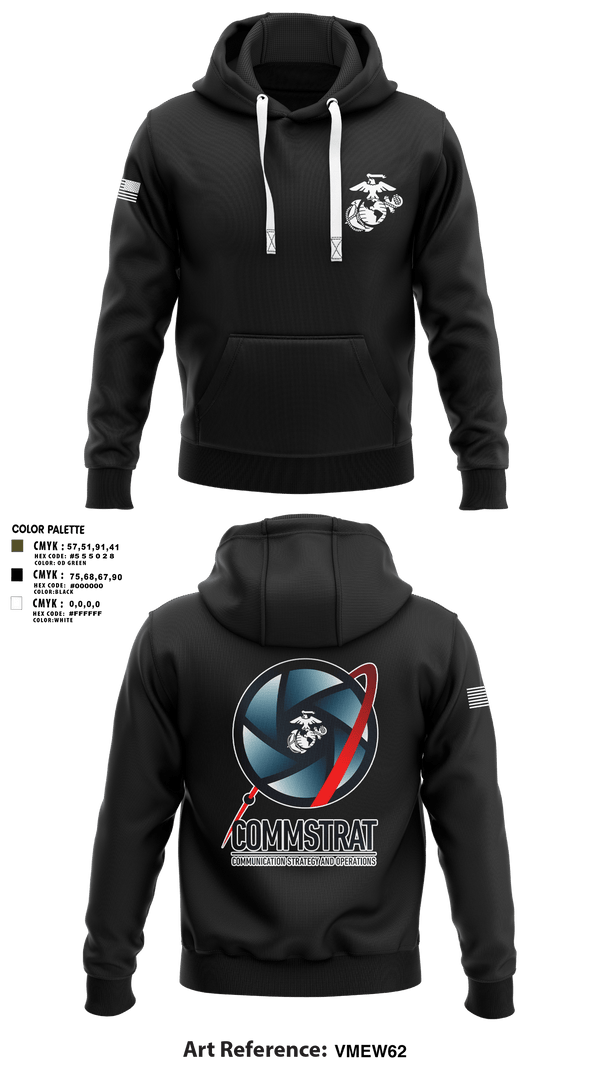 Hoodie, MCRDPI COMMSTRAT, Marines, Teamtime, Team time, sublimation, custom sports apparel, team uniforms, spirit wear, spiritwear, sports uniforms, custom shirts, team store, custom team store, fundraiser sports, apparel fundraiser