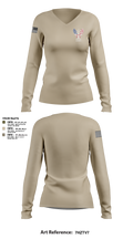 7th MUNS Women's Long Sleeve V-neck Shirt - 2
