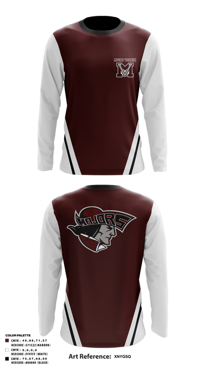Mount vernon 38553705 Long Sleeve Performance Shirt - 1