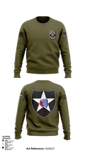 2nd Infantry 2nd Brigade Alpha Company 62897068 Crew Neck Sweatshirt - 1