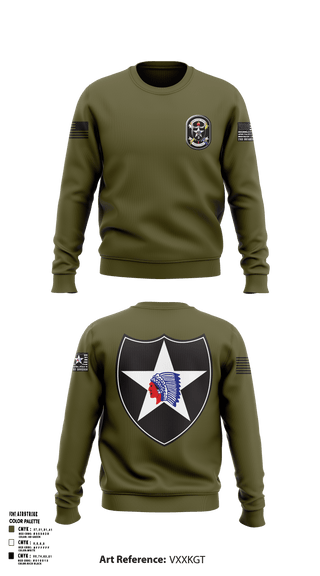 Crew Neck Sweatshirt, 2nd Infantry 2nd Brigade Alpha Company, Army, Teamtime, Team time, sublimation, custom sports apparel, team uniforms, spirit wear, spiritwear, sports uniforms, custom shirts, team store, custom team store, fundraiser sports, apparel fundraiser