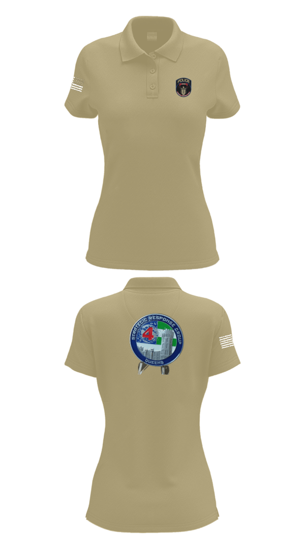 Women's Short Sleeve Performance Polo, SRG 4, Police, Teamtime, Team time, sublimation, custom sports apparel, team uniforms, spirit wear, spiritwear, sports uniforms, custom shirts, team store, custom team store, fundraiser sports, apparel fundraiser
