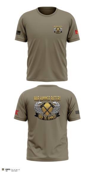 Short Sleeve Performance Shirt, HHB 2-44 ADAR, Army, Teamtime, Team time, sublimation, custom sports apparel, team uniforms, spirit wear, spiritwear, sports uniforms, custom shirts, team store, custom team store, fundraiser sports, apparel fundraiser