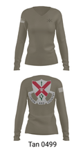 C Co 1-124 Rifle Company 57736053 Women's Long Sleeve V-neck Shirt - 73