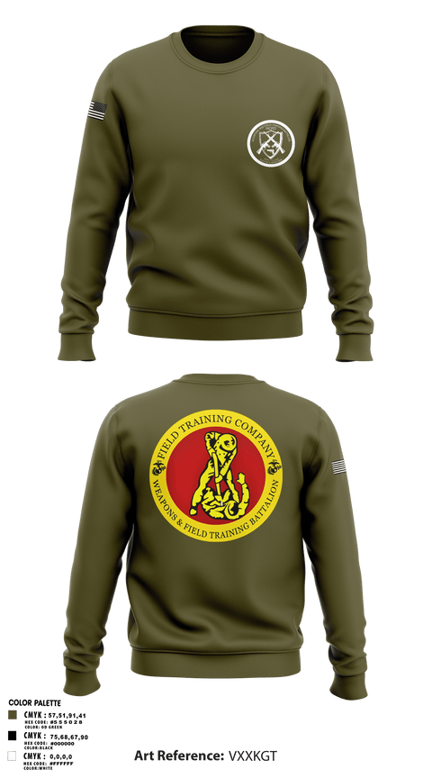 Crew Neck Sweatshirt, Weapons Field Training, , Teamtime, Team time, sublimation, custom sports apparel, team uniforms, spirit wear, spiritwear, sports uniforms, custom shirts, team store, custom team store, fundraiser sports, apparel fundraiser