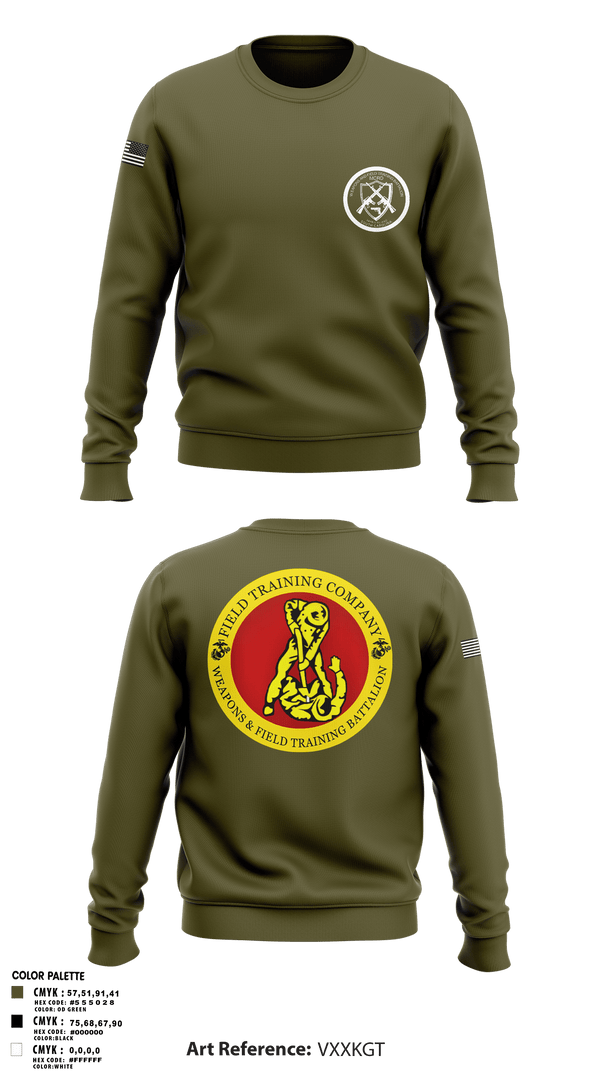 Crew Neck Sweatshirt, Weapons Field Training, , Teamtime, Team time, sublimation, custom sports apparel, team uniforms, spirit wear, spiritwear, sports uniforms, custom shirts, team store, custom team store, fundraiser sports, apparel fundraiser