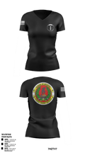 Infantry Training Battalion 84251172 Women's Short Sleeve V-neck Shirt - 1
