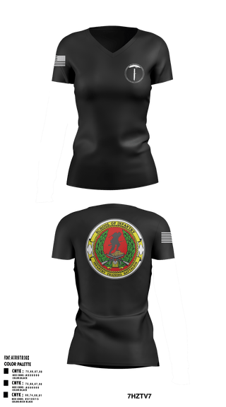 Women's Short Sleeve Vneck Shirt, Infantry Training Battalion, Marines, Teamtime, Team time, sublimation, custom sports apparel, team uniforms, spirit wear, spiritwear, sports uniforms, custom shirts, team store, custom team store, fundraiser sports, apparel fundraiser