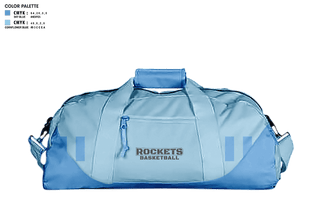 Duffle Bag, Rockets, Men's Basketball, Teamtime, Team time, sublimation, custom sports apparel, team uniforms, spirit wear, spiritwear, sports uniforms, custom shirts, team store, custom team store, fundraiser sports, apparel fundraiser