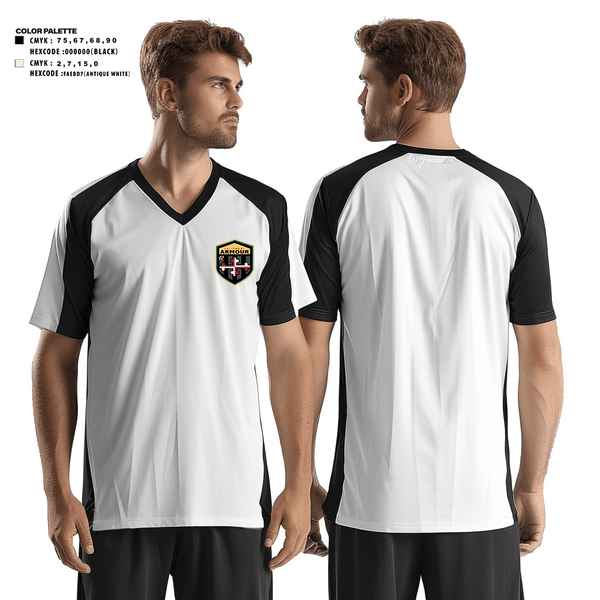 Women's Short Sleeve Vneck Shirt, Baltimore Amour, Men's Soccer, Teamtime, Team time, sublimation, custom sports apparel, team uniforms, spirit wear, spiritwear, sports uniforms, custom shirts, team store, custom team store, fundraiser sports, apparel fundraiser