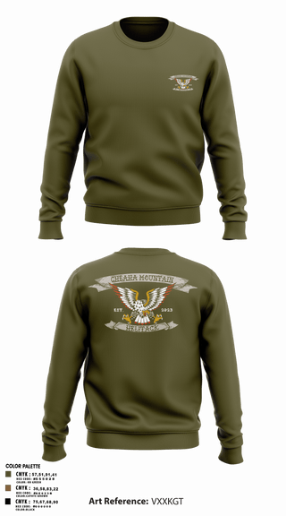Crew Neck Sweatshirt, Cheaha Mountain Helitack, Fire Department, Teamtime, Team time, sublimation, custom sports apparel, team uniforms, spirit wear, spiritwear, sports uniforms, custom shirts, team store, custom team store, fundraiser sports, apparel fundraiser