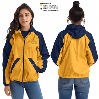 Windbreaker, Big Valley Christian High School Volleyball, Women's Volleyball, Teamtime, Team time, sublimation, custom sports apparel, team uniforms, spirit wear, spiritwear, sports uniforms, custom shirts, team store, custom team store, fundraiser sports, apparel fundraiser