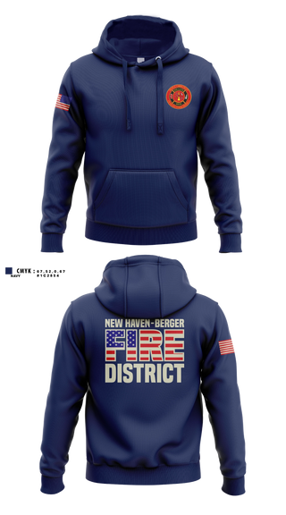 NEW HAVEN - BERGER FIRE DISTRICT Hoodie - 11