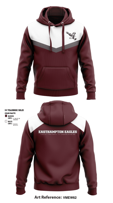 Hoodie, Easthampton Eagles Youth Football & Cheerleading, Football, Teamtime, Team time, sublimation, custom sports apparel, team uniforms, spirit wear, spiritwear, sports uniforms, custom shirts, team store, custom team store, fundraiser sports, apparel fundraiser