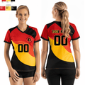 Bloomfield College Volleyball 14470313 Women's Short Sleeve V-neck Shirt - 3