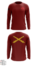 Charlie Battery, 1-119th FA 47943338 Long Sleeve Performance Shirt 1