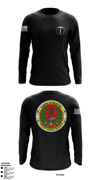 Long Sleeve Performance Shirt, Infantry Training Battalion, Marines, Teamtime, Team time, sublimation, custom sports apparel, team uniforms, spirit wear, spiritwear, sports uniforms, custom shirts, team store, custom team store, fundraiser sports, apparel fundraiser