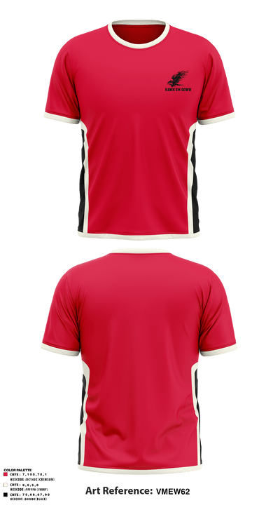 Hawk’em Down 16284316 Short Sleeve Performance Shirt - 1