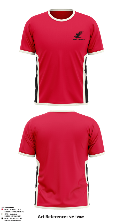 Short Sleeve Performance Shirt, Hawk’em Down, Men's Basketball, Teamtime, Team time, sublimation, custom sports apparel, team uniforms, spirit wear, spiritwear, sports uniforms, custom shirts, team store, custom team store, fundraiser sports, apparel fundraiser