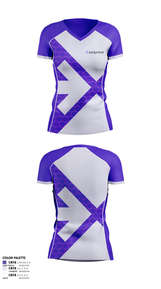 Women's Short Sleeve Vneck Shirt, Jumpmind Pelotonia, Cycling, Teamtime, Team time, sublimation, custom sports apparel, team uniforms, spirit wear, spiritwear, sports uniforms, custom shirts, team store, custom team store, fundraiser sports, apparel fundraiser