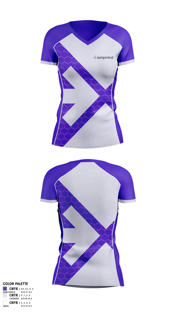 Women's Short Sleeve Vneck Shirt, Jumpmind Pelotonia, Cycling, Teamtime, Team time, sublimation, custom sports apparel, team uniforms, spirit wear, spiritwear, sports uniforms, custom shirts, team store, custom team store, fundraiser sports, apparel fundraiser